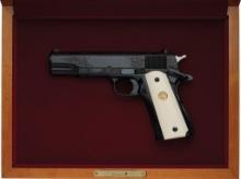 Engraved Colt Government Model Pistol with Factory Letter