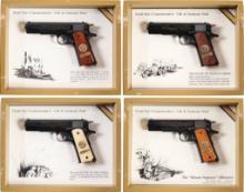 Serialized Set of Colt WWI Commemorative 1911 Pistols with Cases