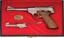 Belgian Browning Renaissance Challenger Pistol with Accessories