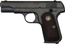 Engraved Colt Model 1903 Pocket Hammerless Semi-Automatic Pistol