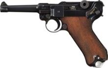 Mauser "S/42" Code 1938 Date Luger Semi-Automatic Pistol
