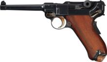 Swiss Military Waffenfabrik Bern Model 1906 Luger Pistol