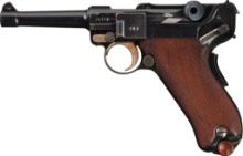 DWM 1902 Army Test Luger Semi-Automatic Pistol with Sear Safety