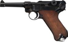 Mauser "S/42" Code "1937" Date Luger Pistol with Holster