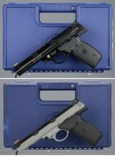 Two Smith & Wesson Semi-Automatic Rimfire Pistols with Cases