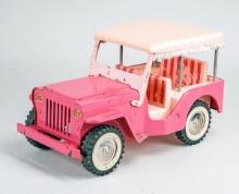 Tonka Pressed Steel No. 350 Pink Surrey Jeep, Ca. 1960's