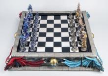 Guardians of the Fortress Chess Set w/ Dragon Board