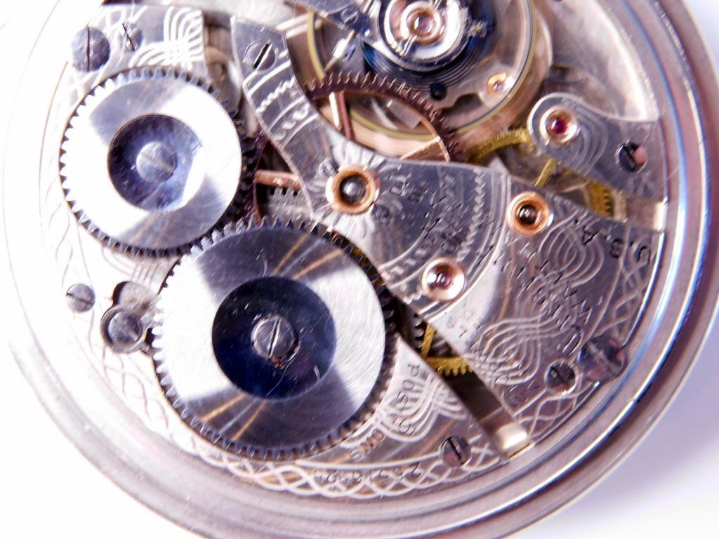 American Waltham Watch Co. Pocket Watch w/ 14K Gold Chain, Model 1883