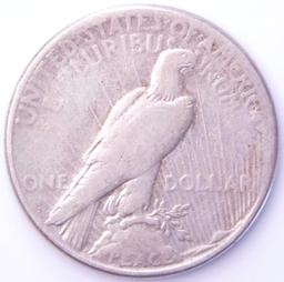Silver Peace Dollar Coin, 1923