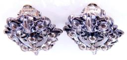 Napier Ladies Designer Costume Jewelry Clasp Earrings