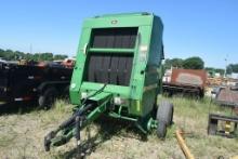 JD 466 NET WRAP ROUND BALER W/ SHAFT AND MONITOR