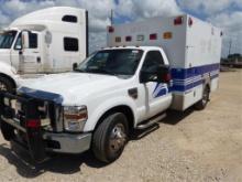 2010 FORD 350 LT SUPER DUTY AMBULANCE