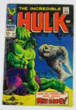 Incredible Hulk #104 (1968) Silver Age Classic Rhino Appearance