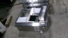 30 " BAR CENTER SINK w/ condiment trays for outdoor kitchen