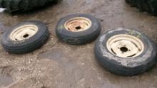 2-GOODYEAR 6.70 X 15" IMPLEMENT TIRES