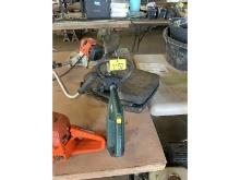 Yard Works Battery Trimmer & Battery Grease Gun - Needs Battery