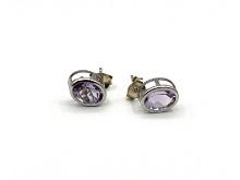 Sterling Silver Natural Amethysts (1.8ct) Earring, W/A $345.00.