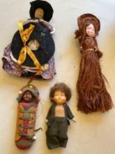 Vintage dolls. 4 pieces