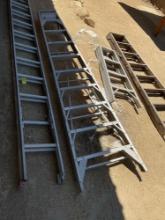Lot of assorted ladders. 4 pieces