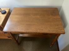 Vintage one drawer table 28"T x 36"W x 24"D