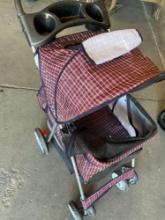 Pet foldable pet stroller