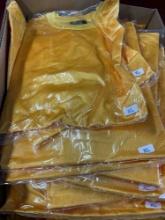 New, individually packed, yellow, XL, jerseys. 30 pieces