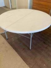 Banquet tables 60" foldable, round tables. 3 pieces