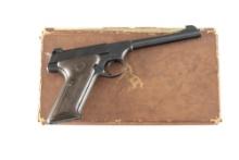 Factory Boxed Colt Woodsman Semi-Auto Pistol, .22 LR caliber, SN 87815-S, manufactured 1951, origina