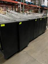 19-22-03-FL True Beverage Coolers (Model GDM-41C-48-LD) with misc. Wire shelving