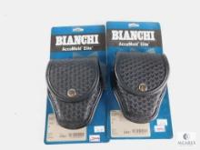 Two Bianchi Accumold Elite Handcuff Cases