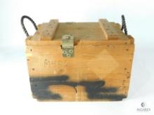 Wood Ammo Box Marked "High Explosives", and M456 Det, Cord
