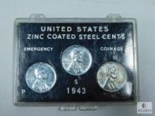 1943 PDS Steel War Cents