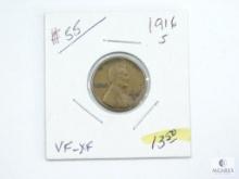 1916-S Lincoln Cent - VF-XF
