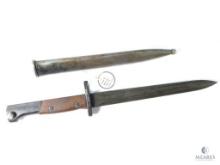 Mauser Style Bayonet with Hollow Ground Dagger Blade