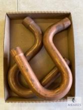 Group of Two Streamline Copper Suction Line P Traps - 1 5/8 OD