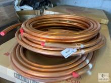 (4) 50-foot Rolls of 1 3/8 OD Copper Refrigeration Tubing
