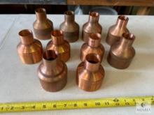 10 Streamline Copper Reducers - 3 1/8 x 1 3/8