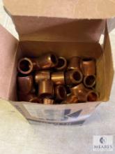 Box of Approximately 93 7/8 x 5/8 Streamline Copper Flush Bushings