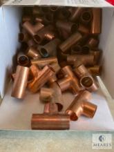 Approximately 127 Streamline Copper Pipe Tees - 7/8 OD