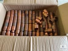 Approximately 200 Streamline Copper Pipe Bushings - 5/8 to 1 1/8 OD