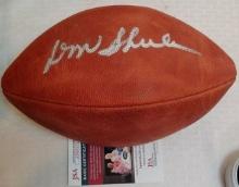 Don Shula Miami Dolphins Autographed Signed Official NFL Football Super Bowl JSA HOF Colts
