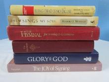 Lot Then Sings My Soul 150 World's Greatest Hymn Stories, 3 Presbyterian Hymnal Books etc.