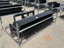 UNUSED JCT Skid Loader Broom Attachment