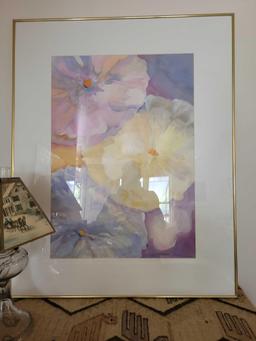 Vintage Flower Print Painting $1 STS