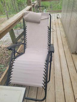 Fold-up Lounge Chair. $2 STS