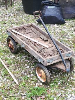 Wooden Wagon $1 STS