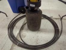 Husky (Missing Handles) 1/2 in. x 50 ft. Drain Auger, Retail Price $40, Appears to be Used, What You