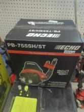 ECHO 233 MPH 651 CFM 63.3cc Gas 2-Stroke Backpack Leaf Blower, Model PB-755SH, Retail Price $500,