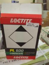 Box of 12 Loctite PL 500 Landscape Block 10 oz. Solvent Construction Adhesive Tan Cartridge, Model