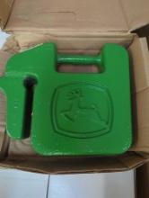 Pair of John Deere Tractor Rear Weight 42 LBS Each, Appears to be New in Open Box Retail Price Value
